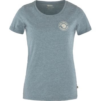 FJÄLLRÄVEN 1960 Logo T-shirt W Indigo Blue-Melange