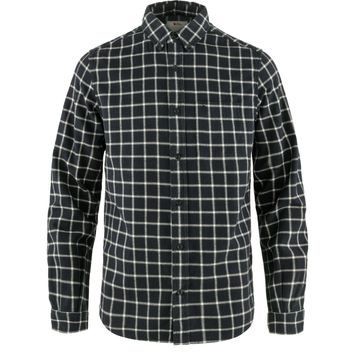 FJÄLLRÄVEN Övik Flannel Shirt M Dark Navy-Chalk White