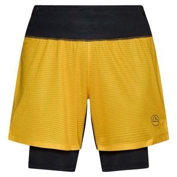 LA SPORTIVA Ultra Distance Shorts M, Yellow/Black
