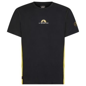 LA SPORTIVA Promo Tee M, Black/Yellow_999100