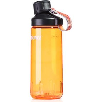SOURCE ACT-Tritan single wall 0.70 L - Clickseal Amber Orange strap Nepal