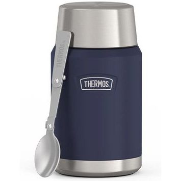 THERMOS Termoska na jídlo se skládácí lžící a šálkem 710 ml - námořnická modrá
