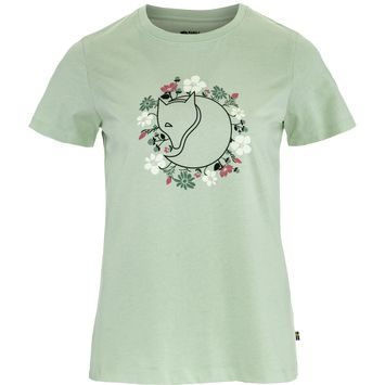 FJÄLLRÄVEN Fjällblomster Fox T-shirt W Soft Jade