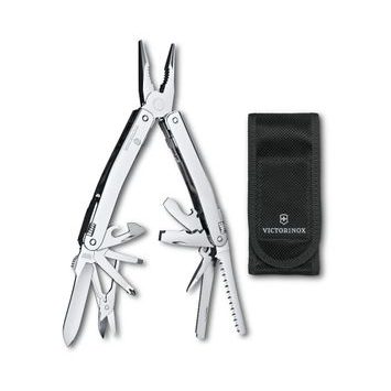 VICTORINOX Nástroj Swiss Tool Spirit MX, silver, in nylon pouch