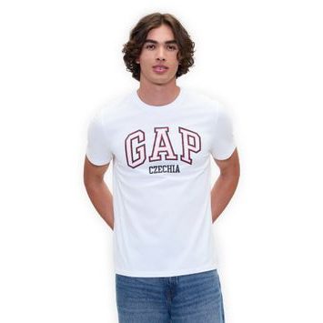 GAP 797710-01 Tričko Everyday Soft Czechia Bílá