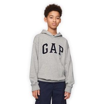 GAP 743959-04 Dětská mikina s logem Šedá