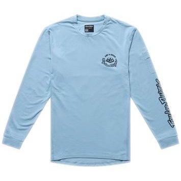 TROY LEE DESIGNS YOUTH RUCKUS RIDE LONG SLEEVE TEE CARBS DAWN BLUE