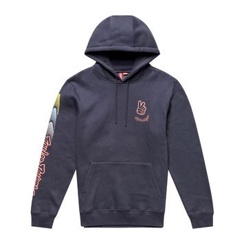 TROY LEE DESIGNS PEACE OUT CARBON / BLACK