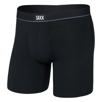SAXX ESSENTIAL COTTON BB FLY, black
