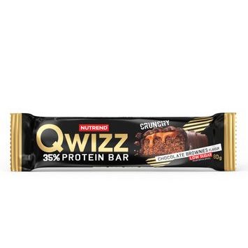 NUTREND Qwizz 35% Protein Bar, tyčinka, 60 g čoko brownies