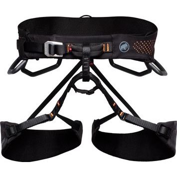 MAMMUT Comfort Fast Adjust Harness Men black-safety orange
