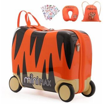 AEROLITE MiniMax Ride-On Tiger - Oranžová