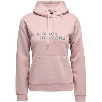 BLACK DIAMOND W MINI STACKED PO HOODY Pale Mauve