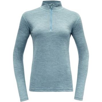DEVOLD Breeze Merino 150 Zip Neck Wmn, Cameo Melange