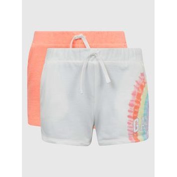 GAP 842416-01 Dětské kraťasy s pružným pasem, 2 ks Barevná