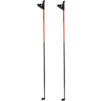 BLIZZARD XC Racing carbon poles, black/orange