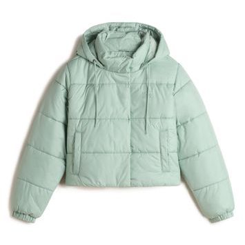 VANS Hillgate Cropped Puffer Gray Olive