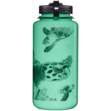 NALGENE Wide Mouth 1000 ml Glow w/Black Turtle