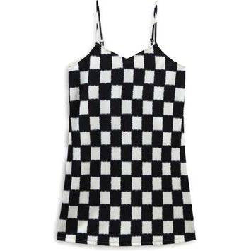 VANS BENTON CHECKER CAMI DRE Black/Marshmllw
