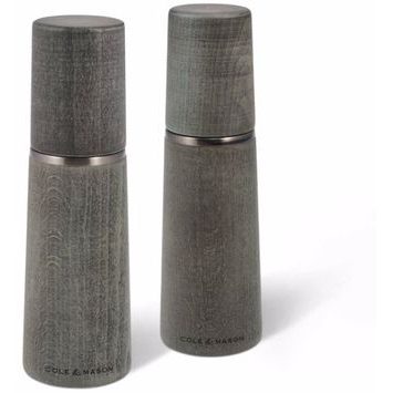 COLE&MASON Marlow Dark Grey Precision+ Salt and Pepper Grinder Gift Set