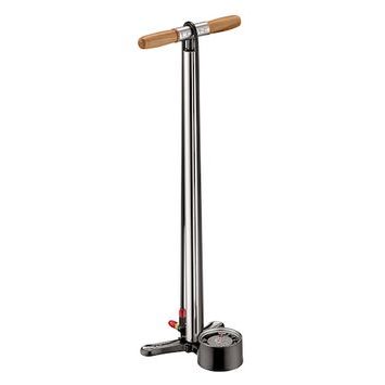 LEZYNE ALLOY FLOOR DRIVE TALL SILVER/HI GLOSS