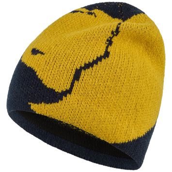 FJÄLLRÄVEN Bergtagen Jacquard Beanie Dark Navy-Mustard Yellow