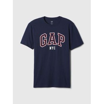 GAP Tričko s logem Gap NYC Tmavě modrá