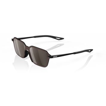 100% LEGERE TRAP - Matte Black - HiPER Silver Mirror Lens