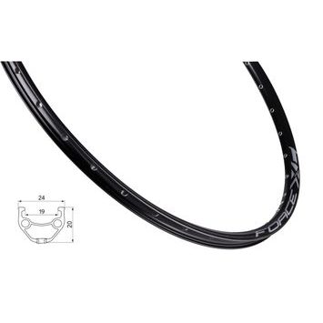 FORCE F XC BASIC DISC 622x19, 36děr, černý