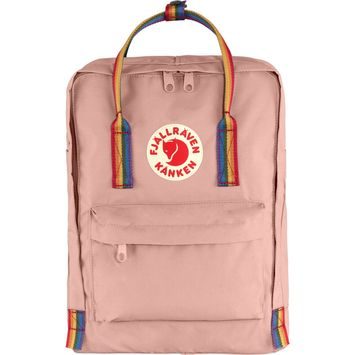 FJÄLLRÄVEN Kånken Rainbow 16 Chalk Rose-Rainbow
