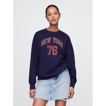 GAP 778455-00 Oversize mikina VintageSoft Americana Tmavě modrá