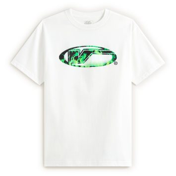 VANS Bevel Flame SS Tee White