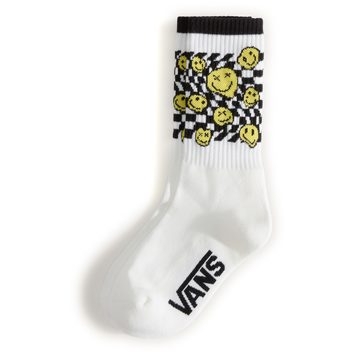 VANS Ticker Crew CHECKERBOARD White