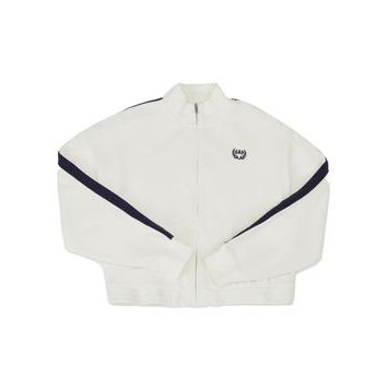 GAP Bavlněná bunda na zip Americana Bílá