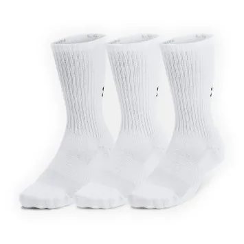 UNDER ARMOUR Unisex UA TC Crew (3 páry) white