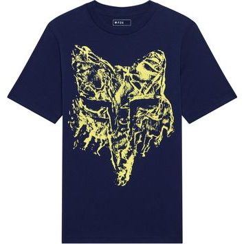 FOX Yth Image Print Hd Ss Tee Navy