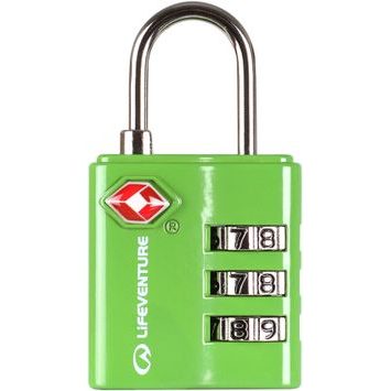 LIFEVENTURE TSA Combi Lock green