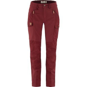 FJÄLLRÄVEN Nikka Trousers Curved W Bordeaux Red