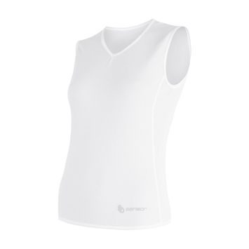 SENSOR COOLMAX AIR women's sleeveless shirt white