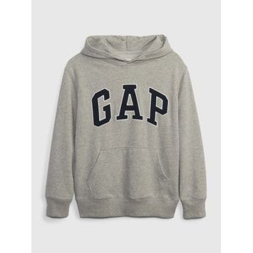 GAP 843266-01 Dětská mikina campus logo GAP Šedá