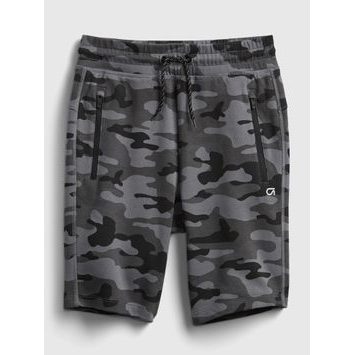 GAP 669887-04 Dětské teplákové kraťasy GapFit Šedá