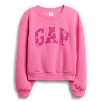 GAP 797737-02 Dětská oversize mikina Růžová
