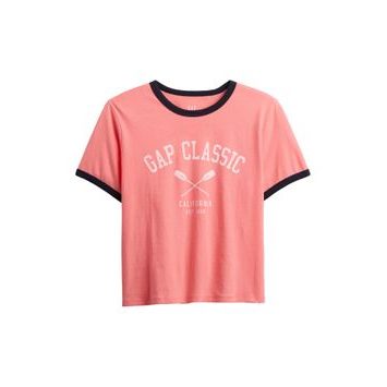 GAP Crop tričko Růžová