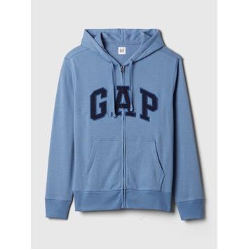 GAP Mikina na zip Modrá