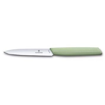 VICTORINOX Swiss Modern, paring knife, 10cm, straight, moss