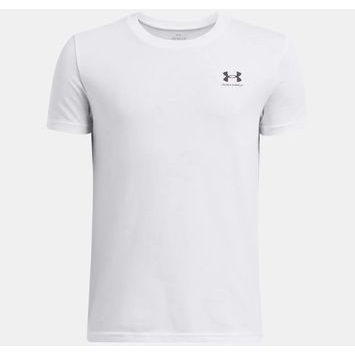 UNDER ARMOUR UA B SPORTSTYLE LC SS, bílá