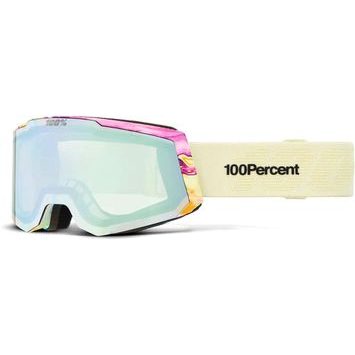 100% SNOWCRAFT S HiPER Goggle Silencio - Mirror Silver Flash Lens