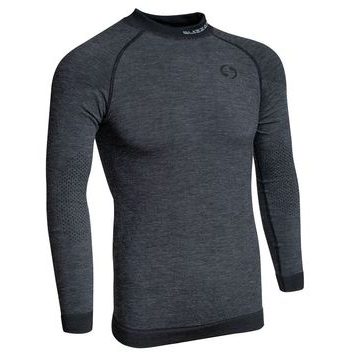 BLIZZARD Mens long sleeve, merino wool, anthracite
