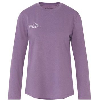 MAMMUT Mountain Longsleeve T-Shirt Women Bluemlisalphorn paloja