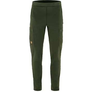 FJÄLLRÄVEN Keb Fleece Trousers M, Deep Forest